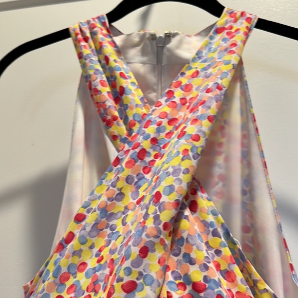 Tahari halter cross front dress | 10P | NWT - Picture 8 of 11